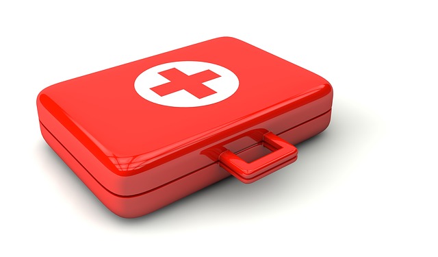 A first aid kit